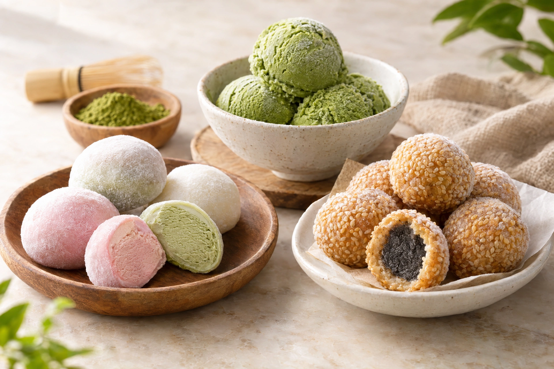 Tiefgekühlte Desserts